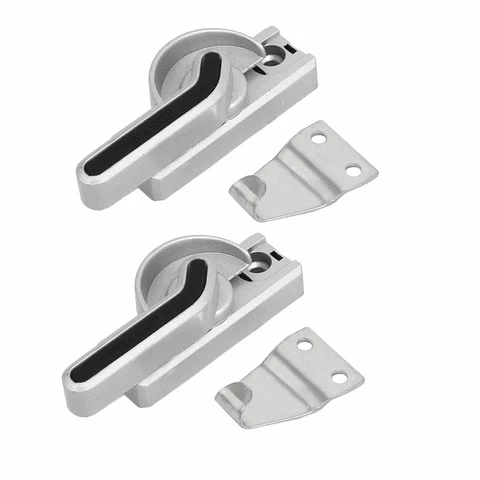 2pcs Zinc Alloy Cam Action Window Sash Lock Lfte Hand for Sliding Window Cover