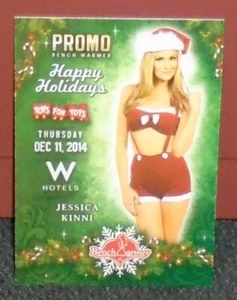 BENCHWARMER 2014 TOYS FOR TOTS - PROMO CARD - JESSICA KINNI - Picture 1 of 2