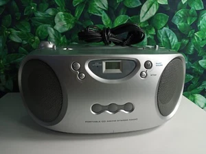 TRUTECH CD + STEREO BOOMBOX MODELL T200-B GETESTET / SELTEN GUC * - Bild 1 von 14