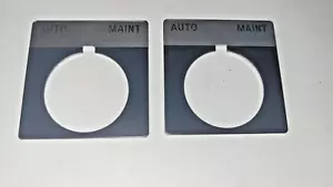 Allen Bradley 800T Auto / Maint Legend Plate Fast Free Shipping Canada, USA - Bild 1 von 1