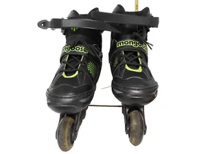 MONGOOSE Youth Inline Skates Rollerblades ADJUSTABLE Size 5-8 Black MG-088B-L - Picture 1 of 13