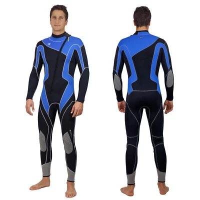 SCUBA DONKEY Top Quality Wetsuits for Men Fullbody 3mm Neoprene Wetsuit Front Zip Swimsuit