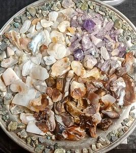 1lbs. Polished Fire Agate Slabs, Agates, Amethyst, Pyrite Nice Bargain Priced - Picture 1 of 15