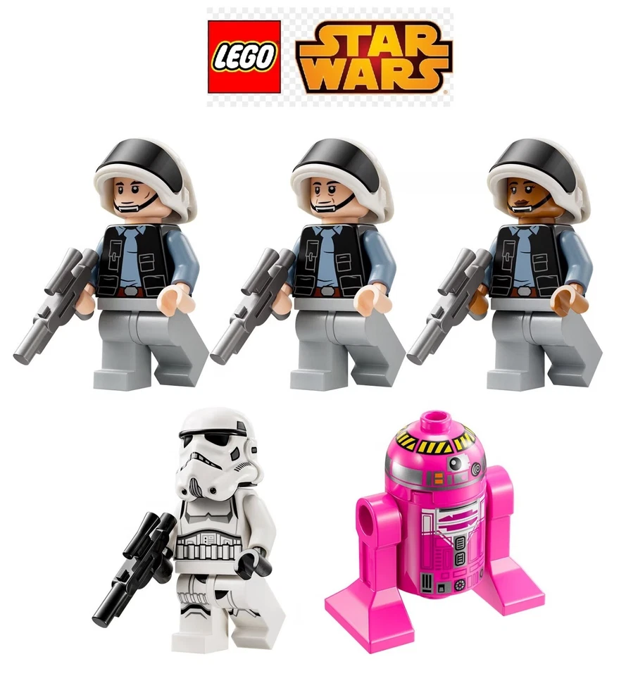 LEGO Star Wars 40755 QT-KT, Imperial Stormtrooper, Rebel Fleet Trooper Minifigs - Image 1 of 1