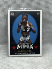 2023 P4P MMA FIVEIGHT ANGELA HILL       CUSTOM TRADING CARD 1/1 UFC ACEO