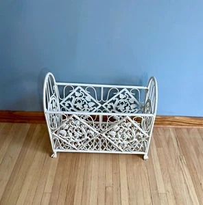 Gusseisen Rebenblatt Garten Pflanzkasten Antik Shabby Chic Klaue Fußkorb 21" - Bild 1 von 8