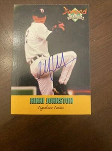 2000 DIAMOND AUTHENTICS RIKKI JOHNSTON SIGNATURE SERIES AUTO #27 TIGERS 261/3250 - Picture 1 of 2