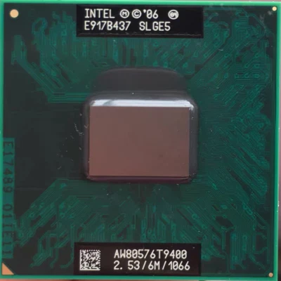 Intel Core 2 Duo T9400 SLB46 SLGE5 2.53GHz 6MB 1066MHz Laptop CPU Processor - Image 1 of 4