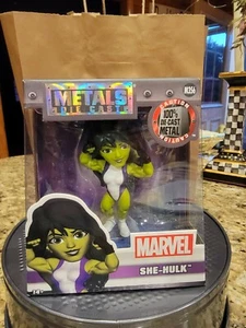 Marvel Metals Die Cast set of three (3), LAdy Deadpool, She-Hulk, and Elektra - Picture 1 of 3
