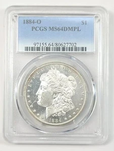 1884-O Morgan Silver Dollar PCGS MS64 DMPL Blast White PQ++ - Bild 1 von 7
