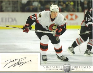 2006-07 BAP PORTRAITS -  JASON SPEZZA  -  AUTOGRAPHED 8 X 10 PHOTO - Picture 1 of 1