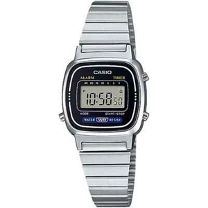Casio LA670WA-1, Digital Watch, Silver-tone Metal Band, Alarm, Timer - Picture 1 of 2