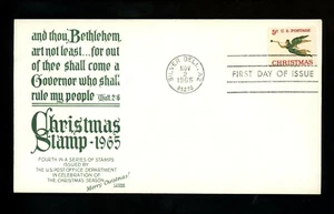 US FDC #1276 Anderson M-2 1965 Silver Bell AZ Christmas Angel - Picture 1 of 2