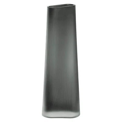 Leonardo TURNO Vase Blumenvase Dekovase Kalk-Natron-Glas Grau satiniert H 44 cm - Bild 1 von 3