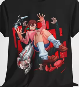 Dandandan Anime Shirt Tshirts for men, Momo Ayase, Okarun, Graphic Tee Crew neck - Picture 1 of 36