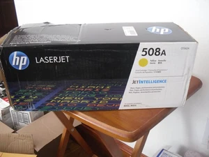 HP 508A Yellow Original Laserjet Toner Cartridge CF362A DINGED DATED 07/2023 - Picture 1 of 4