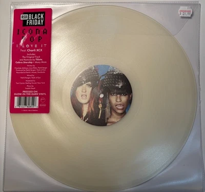 ICONA POP I Love It w/ CHARLI XCX Glow-in-the-Dark Vinyl RSD Black Friday 2025 - Image 1 of 2