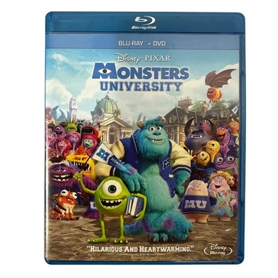 Monsters University Blu Ray DVD Disney Pixar G Rated 2013 Billy Crystal Animated - Image 1 of 4