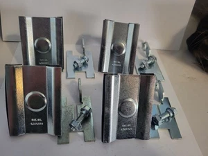 Schwerlast Stahl Klemmhalterung Kit mit Schrauben & Montageplatten - 4er Set - Bild 1 von 1