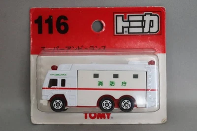 ・Red Tommy Logo・Made in China】Tomica No.116 Super Ambulance - Image 1 of 4
