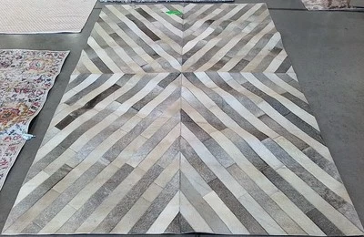 Tapete cinza/marrom 6'-0" x 9'-0", preço reduzido 1172777779 STL819F-6 - Imagem 1 de 4