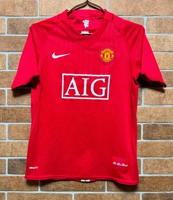 CAMISETA LOCAL MANCHESTER UNITED 2007/2009 #7 RONALDO TALLA JUVENIL L YL 158CM Foto 1 de 4