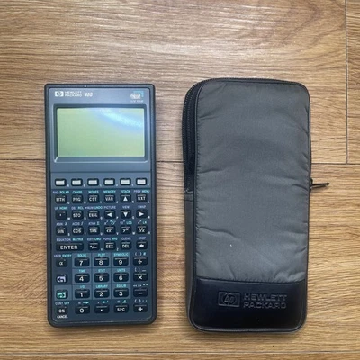 Hewlett Packard HP 48G Graphing Calculator With Case Tested No Manual - Image 1 of 4