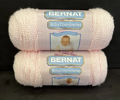 (2) Bernat BABY COORDINATES Yarn BABY PINK, 6 oz. - Image 1 of 4