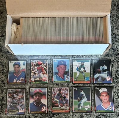 1985 DONRUSS BASEBALL NEAR SET 1-660 W/ERRORS GOODEN RC- PUCKETT CLEMENS NM/MT - Image 1 of 3