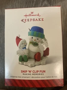 2014 Hallmark Snip 'N' Clip Spaß Erinnerungen machen Serie Andenken Ornament #7 - Bild 1 von 7