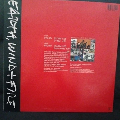 12' Maxi Earth Wind And Fire Evil Roy - Photo 1/4