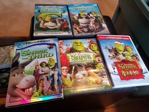 Set Of 5 Shrek DVD's Lot☆☆ - Imagen 1 de 2