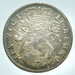 NAPOLI - CARLO II 1674-1700 -AG/ 20 GRANA 1685 - Picture 1 of 2