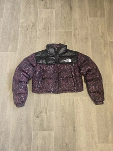 North Face Nuptse 700 piumino cropped corto puffer giacca cappotto donna taglia S - Foto 1 di 14