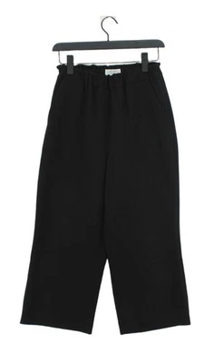 Tahari Women's Trousers UK 6 Black Polyester with Elastane Wide-Leg Cropped - Image 1 of 4