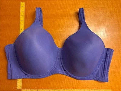 Sujetador LEADING LADY con aros contorno liso talla grande 54 DD azul estilo 5028 Foto 1 de 4