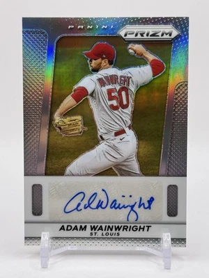 2024 Prizm Adam Wainwright Throwback Signatures Auto #9 Cardinals - Image 1 of 3