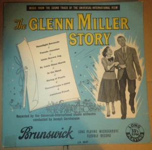 33RPM Brunswick (UK) 10" Glenn Miller Story Soundtrack VG clean medium scratches - Picture 1 of 5
