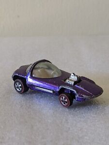 Vintage 1967 Hot Wheels Redline Silhouette Purple USA