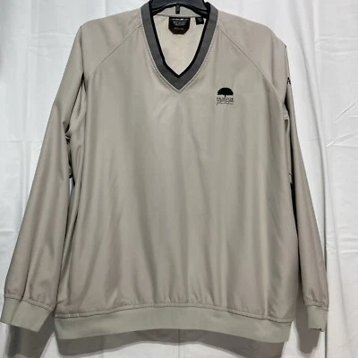 Chaqueta cortavientos de golf Ashworth Pullover para hombre sistemas meteorológicos grandes manga larga Foto 1 de 4