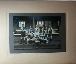 Royal Grammar School Worcester Football Team 1924 6x4" Original Photo mount - Picture 1 of 4