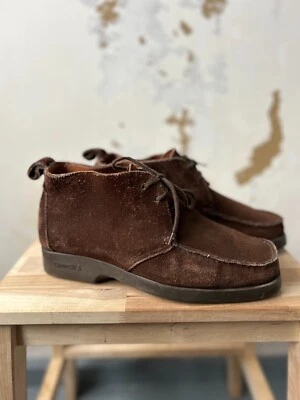 Bota de gamuza Churchs marrón oscuro Monza para hombre talla 7 41 Foto 1 de 4