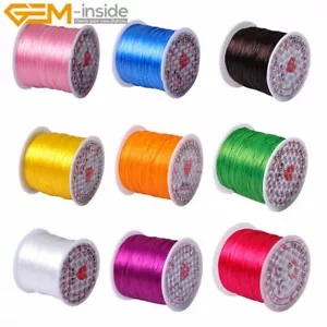 Máquina de hilo de coser elástico bobina uso artesanal para coser abalorios 60 yardas 0,5 mm - Imagen 1 de 57