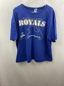 Vintage Kansas City Royals 1996 Russell Athletic Size XL MLB Baseball T Shirt - Imagen 1 de 7