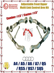 SPC Front Upper Multi Link Control Arm Kit For Audi A4 A5 A6 A7 Q5 RS5 RS7 SQ5 - Picture 1 of 3