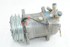 COMPRESSORE ARIA CONDIZIONATA PULEGGIA 2 GOLE A V Ø 135 Diesel Kiki 509630-5740 - Picture 1 of 7