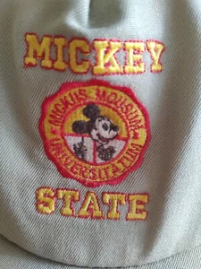 Vintage Mickey Mouse Ball Cap Mickey State University. Disney. - Picture 1 of 8