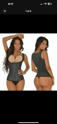 ANN MICHELL FULL VEST LATEX ,CLASSIC 2 HOOK WAIST TRAINER Size Large - Image 1 of 4