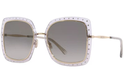 Jimmy Choo Dany/S FT3FQ Sunglasses Grey-Gold/Blue Gradient-Gold Mirror 56mm - Image 1 of 3