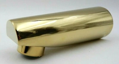 KINGSTON BRASS K8187A2 DECO TUB SPOUT WITH NO FLANGE, POLISHED BRASS FAUCET - Image 1 of 4